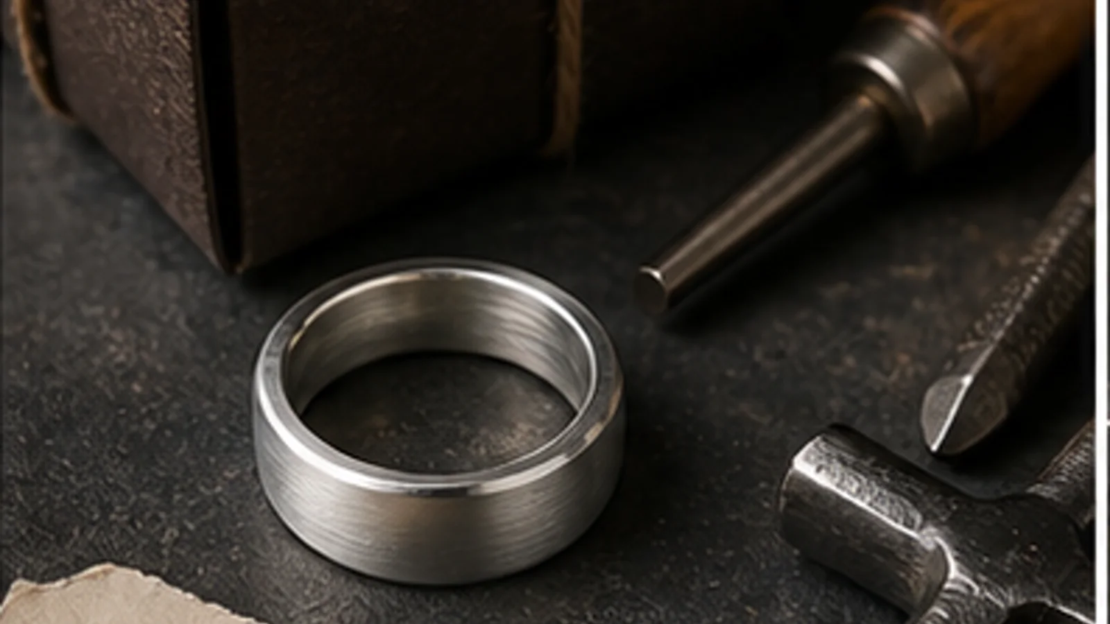 Signature Laurentides instructional visual showing a custom ring planning step for handmade jewelry gift